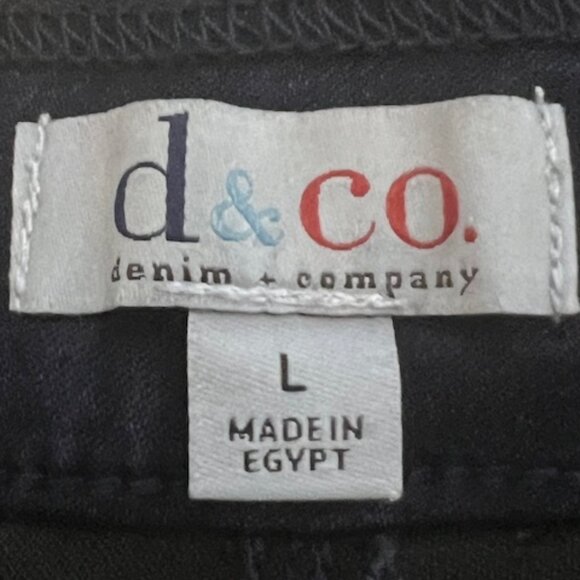 Denim & Co. Distressed Pull-On Stretch Denim Leggings - Picture 2 of 4